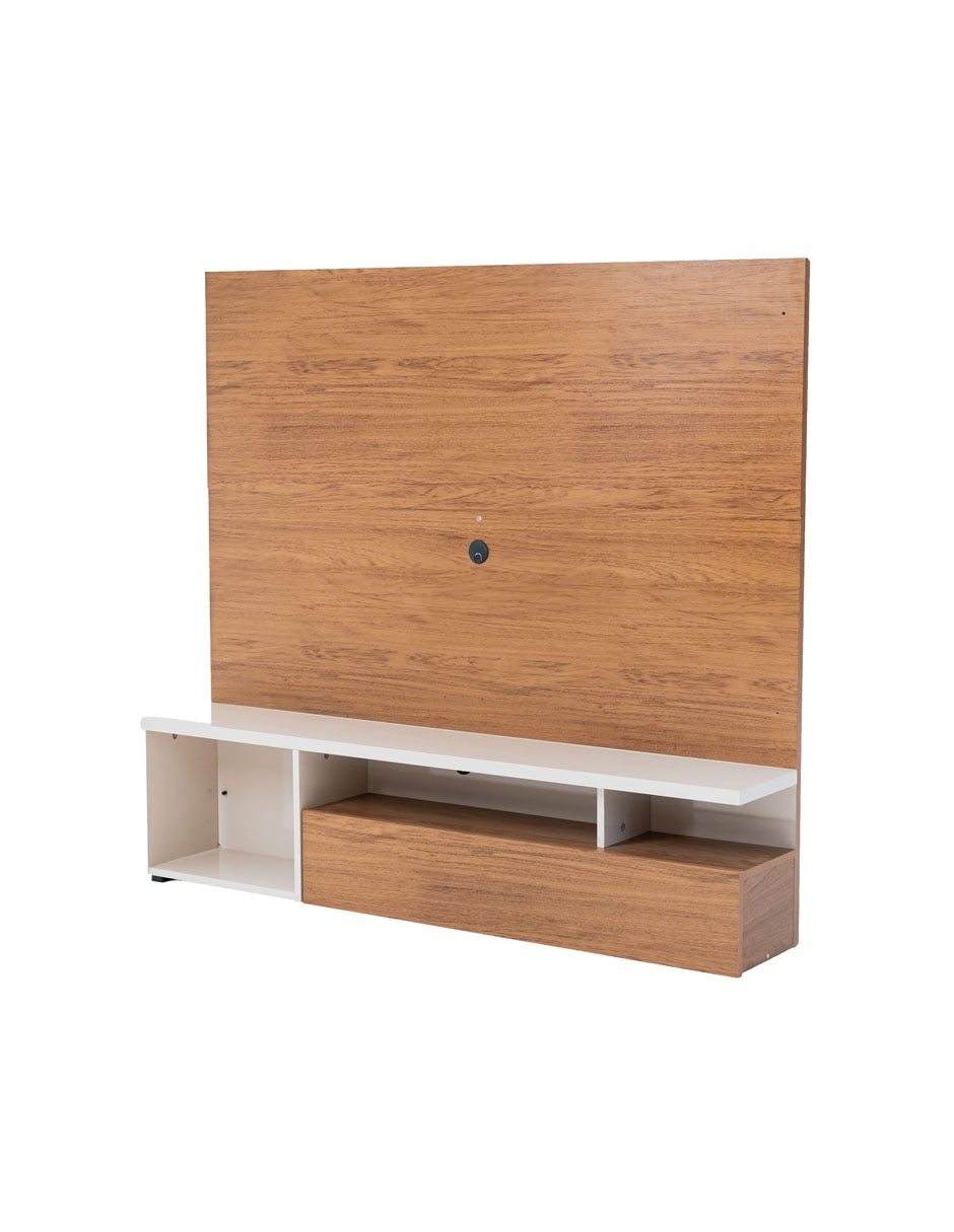 Mueble flotante para tv armable santos de madera