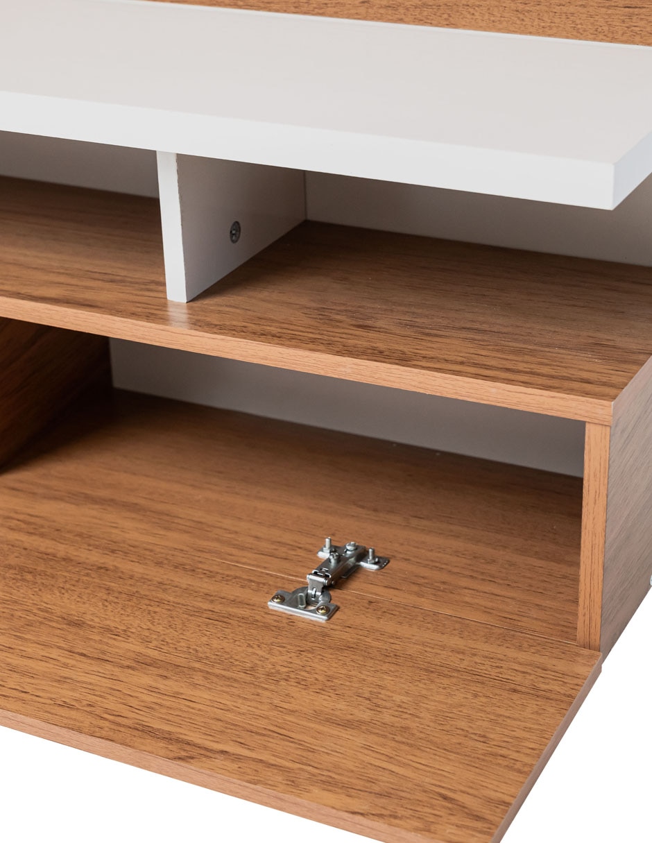 Mueble flotante para tv armable santos de madera 6