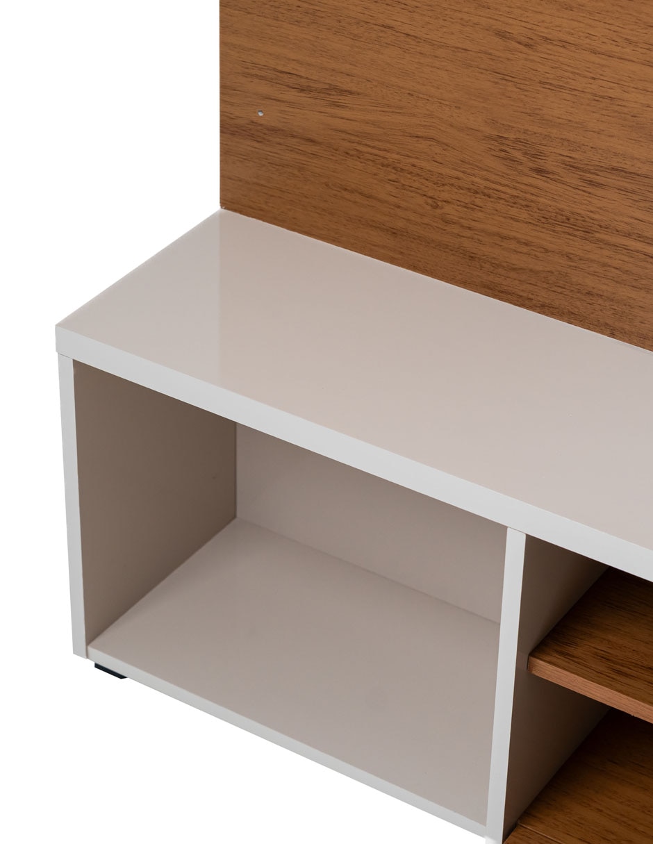 Mueble flotante para tv armable santos de madera 8