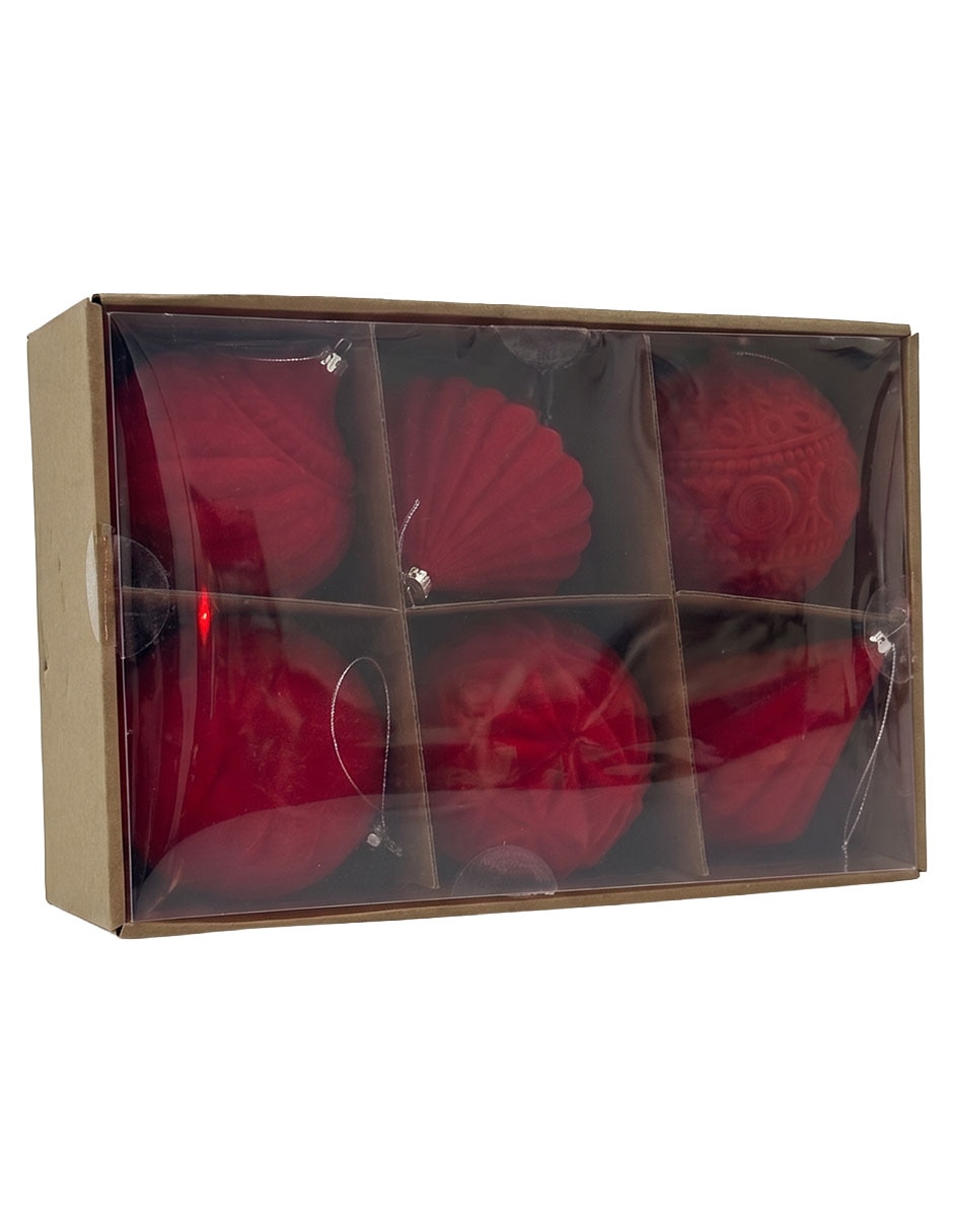 Set esferas navideñas 6 piezas 3