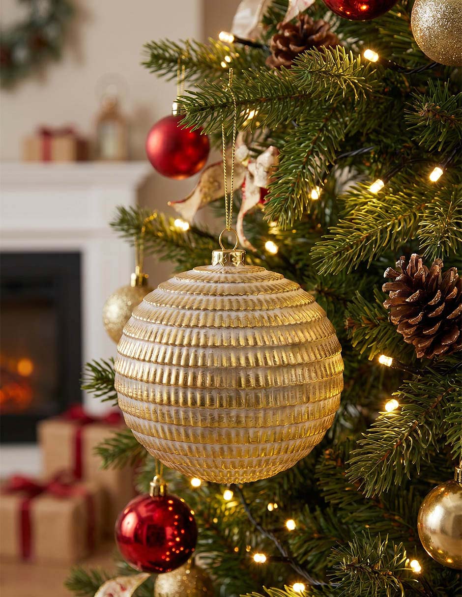 Ornamento navideño esfera
