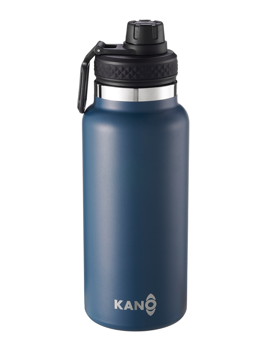 Termo Droplet de acero inoxidable con tapa rosca 1 L