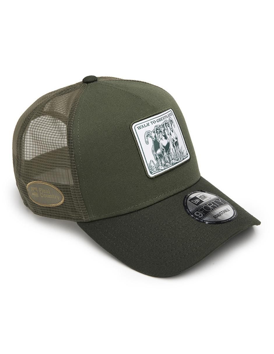 Gorra visera curva snapback casual Flexi Country x New Era para hombre