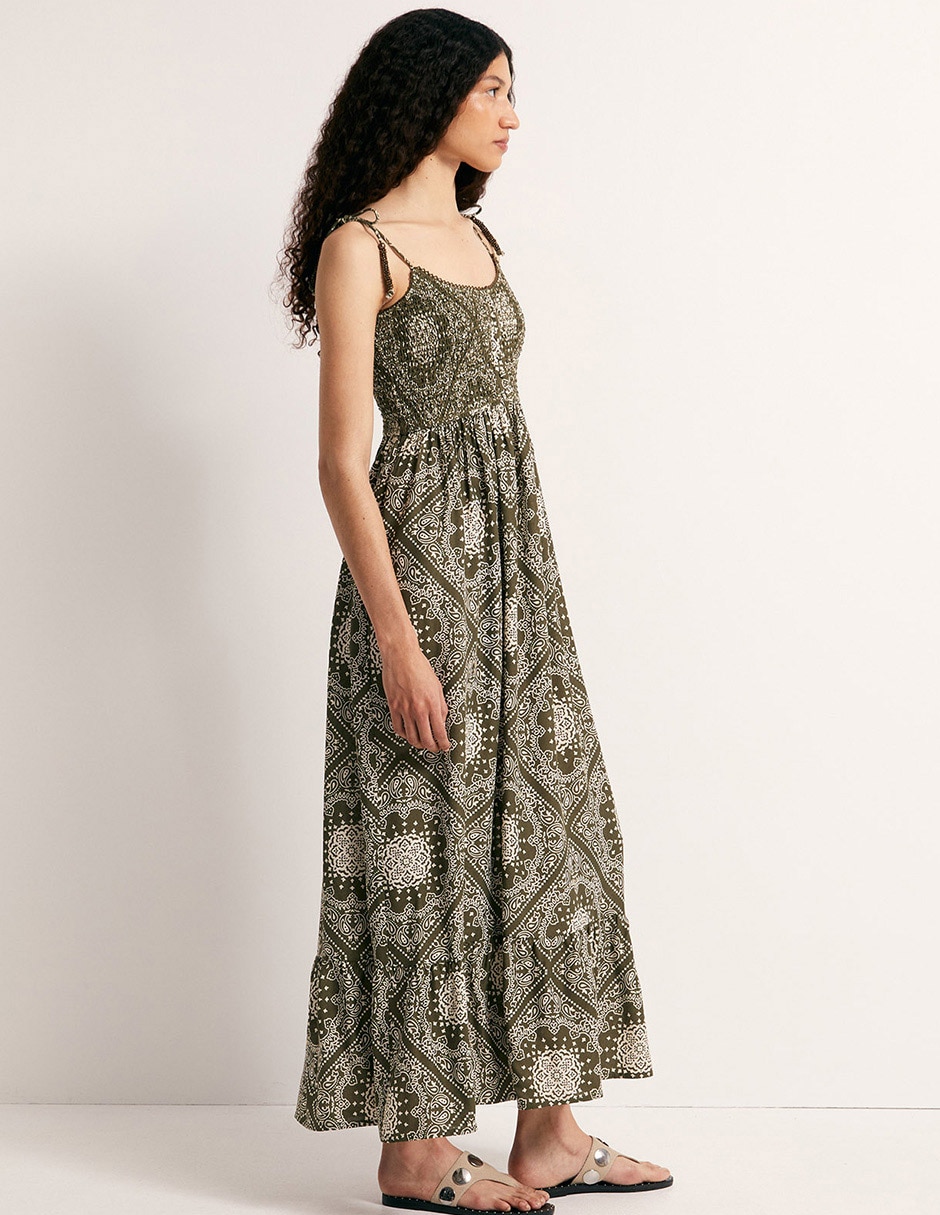 Vestido largo casual para mujer 4
