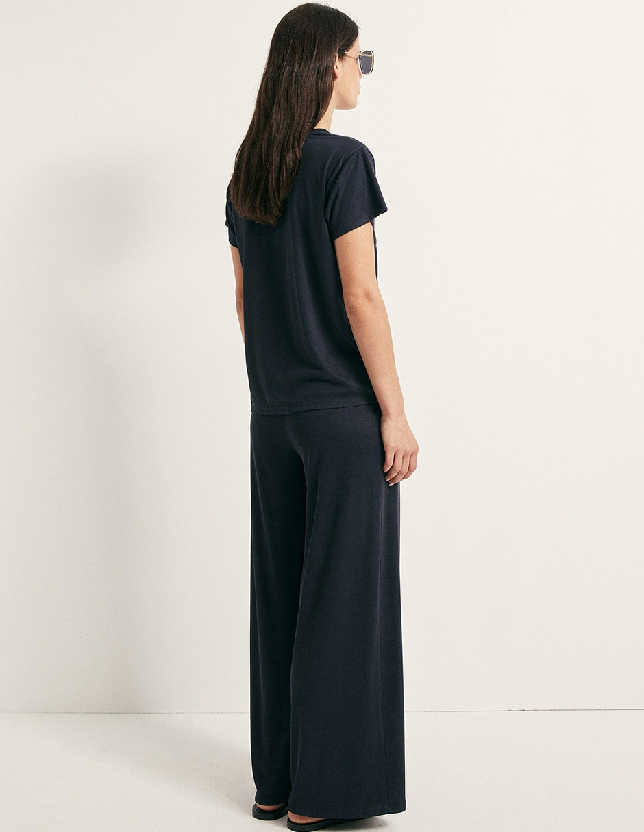 Playera cuello v para mujer 3