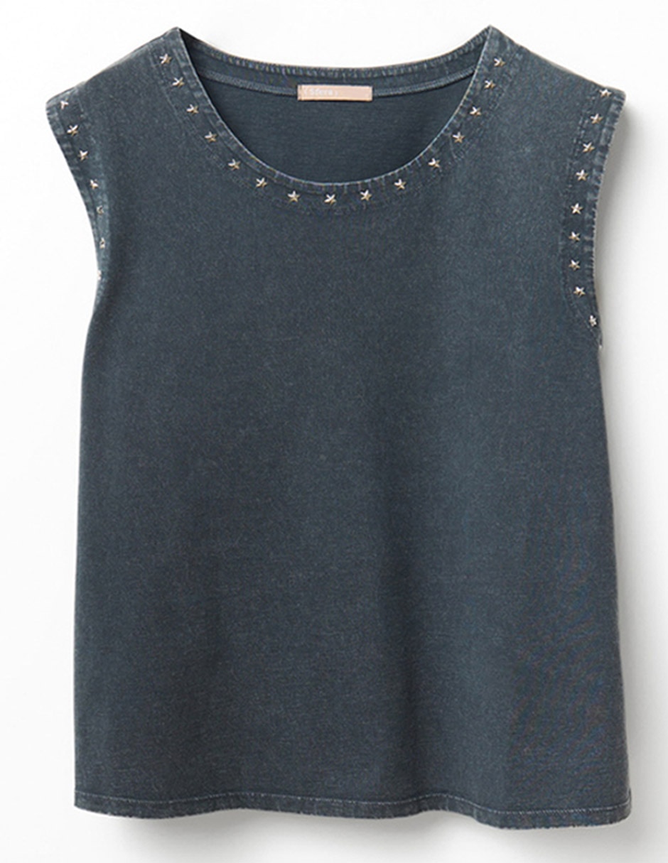 Playera cuello redondo para mujer 2