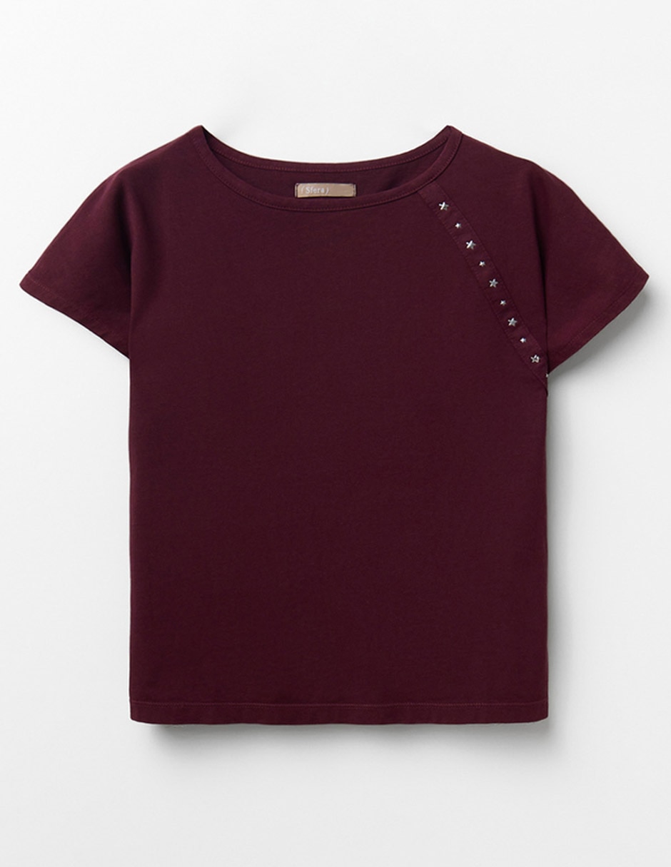 Playera manga corta cuello redondo para mujer 2