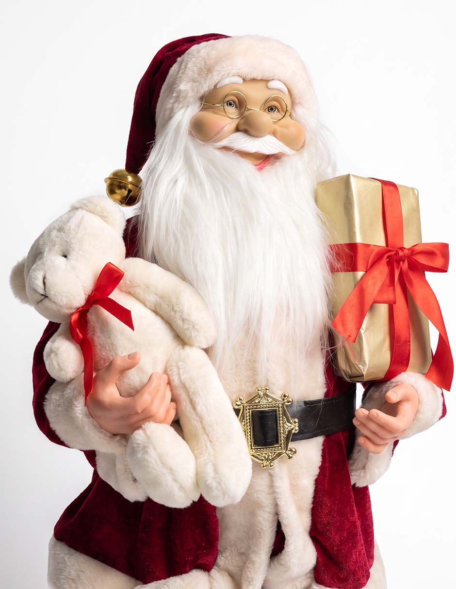 Figura decorativa navideña de santa claus 3