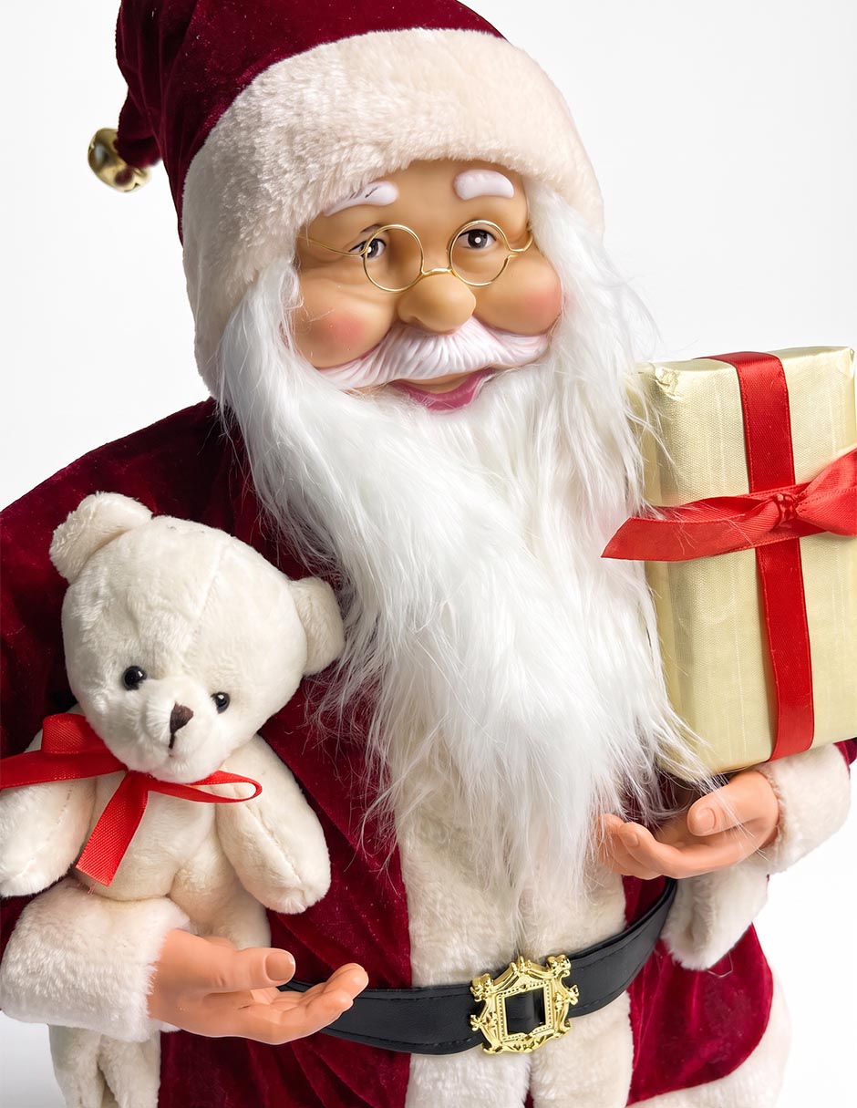 Figura decorativa navideña de santa claus 4