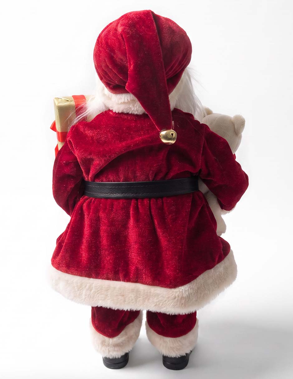 Figura decorativa navideña de santa claus