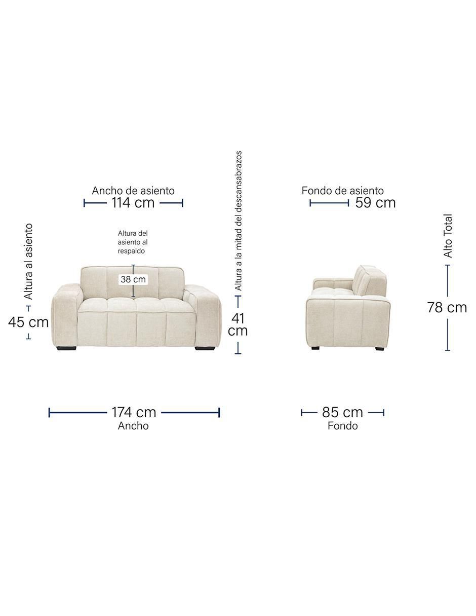 Love seat Versalles 6