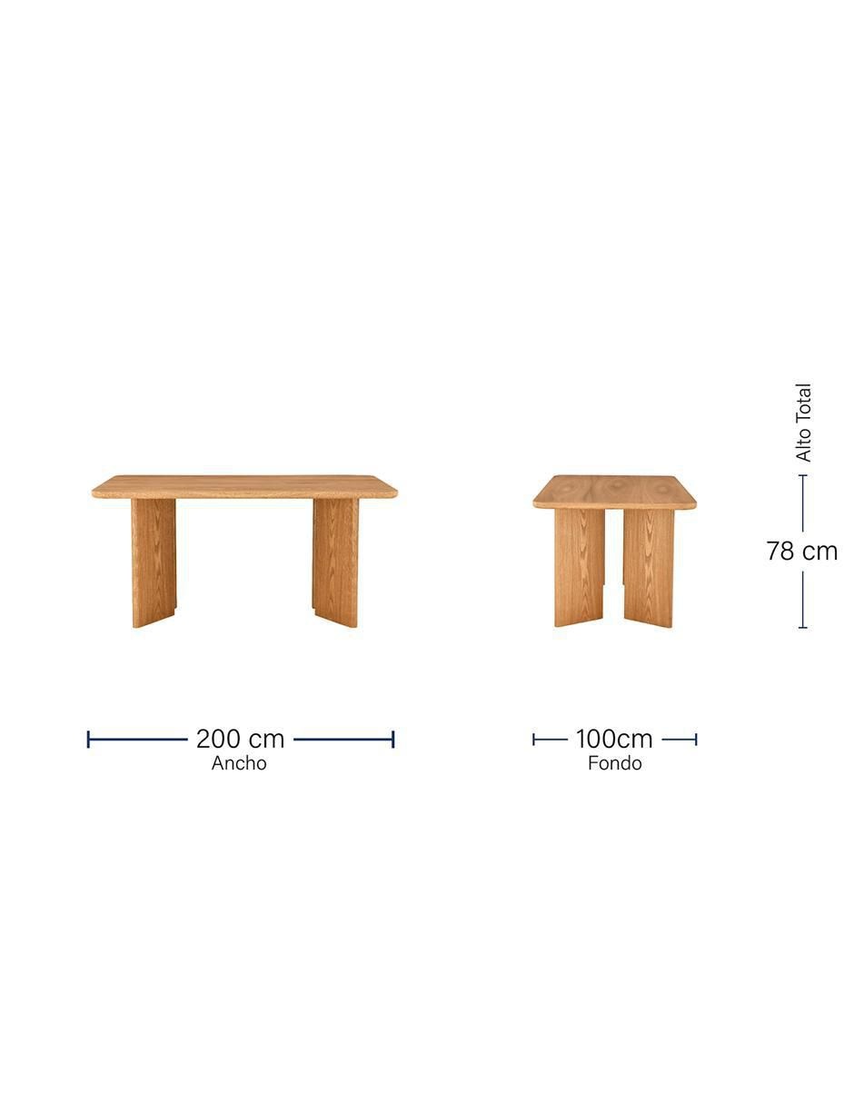 Mesa de comedor armable Oslo 4