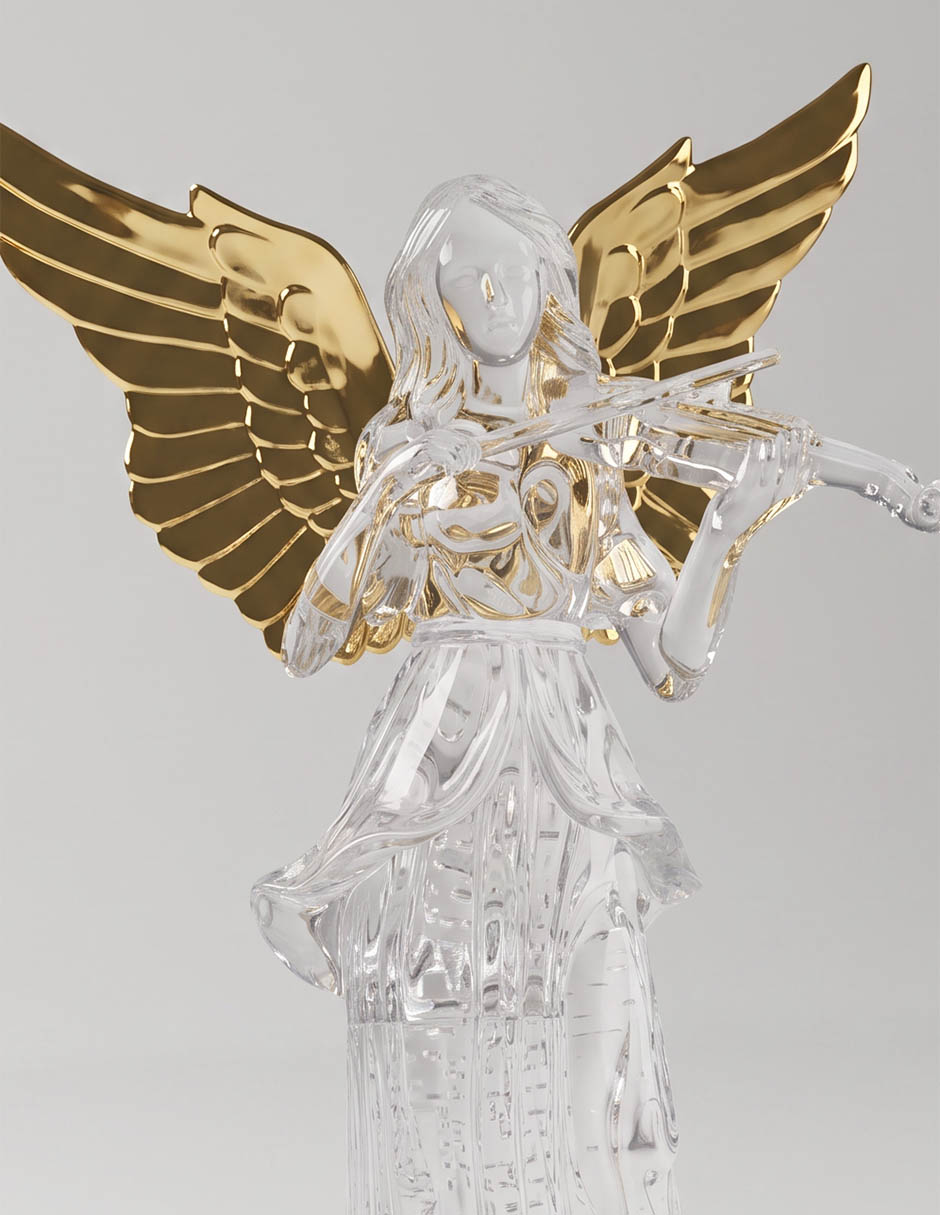 Figura decorativa navideña de ángel 3