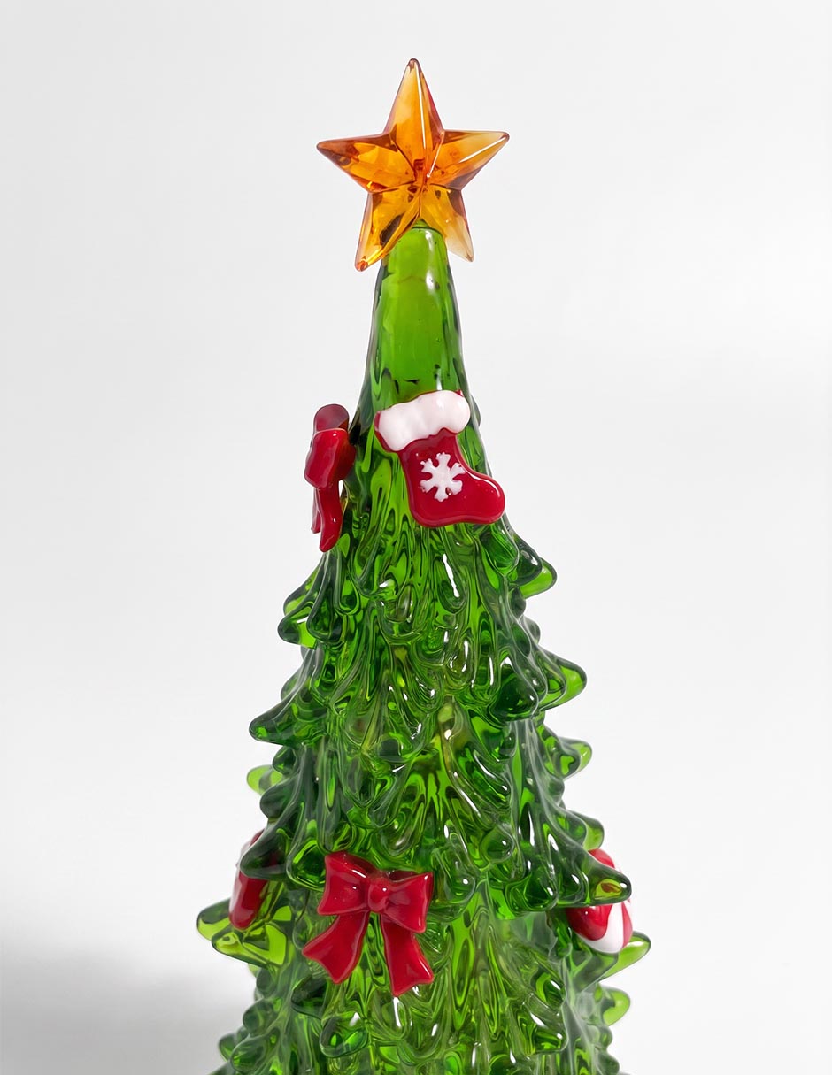 Figura decorativa navideña de árbol navidad 2