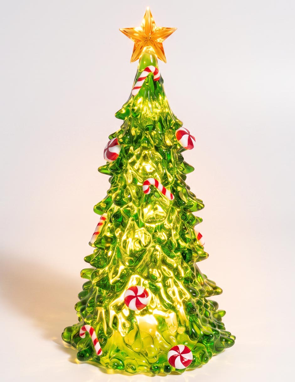 Figura decorativa navideña de árbol navidad 3
