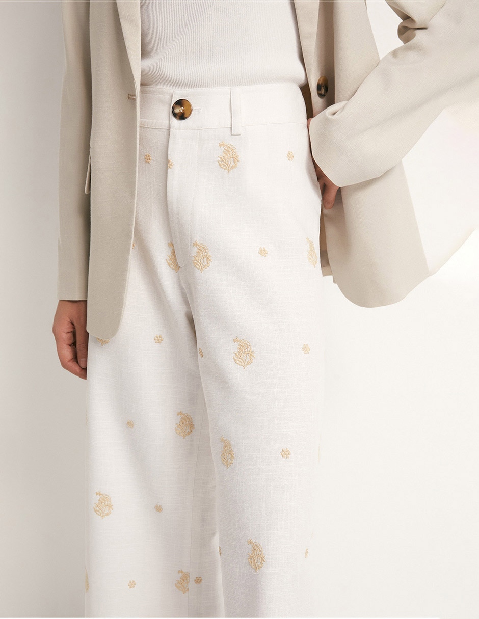 Pantalón regular para mujer