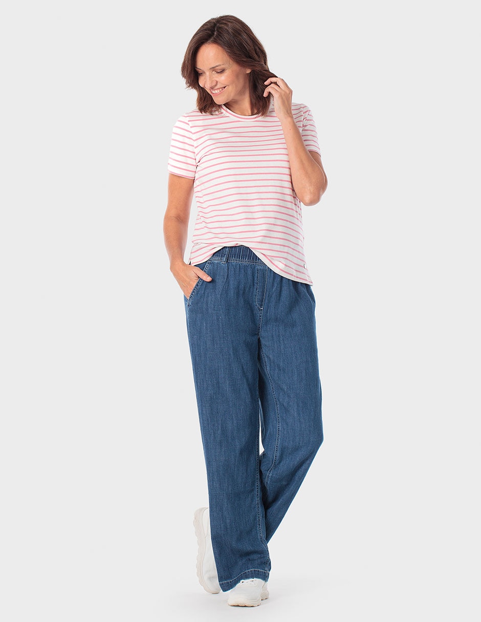 Pantalón easy pant punt roma amplio para mujer