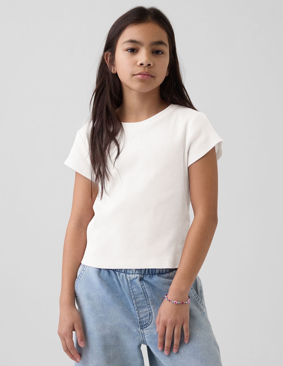 Playera manga corta para niña Playera manga corta para niña