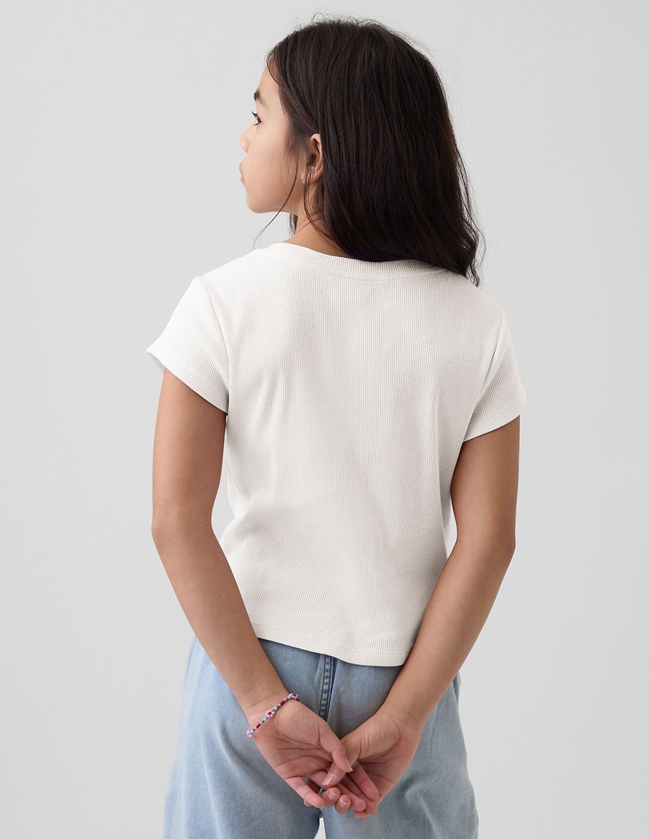 Playera manga corta para niña 4