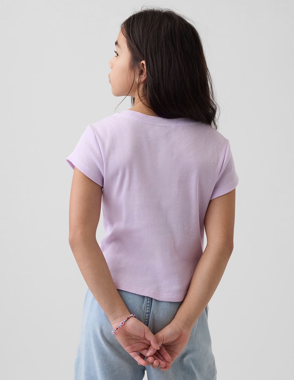 Playera manga corta para niña 3