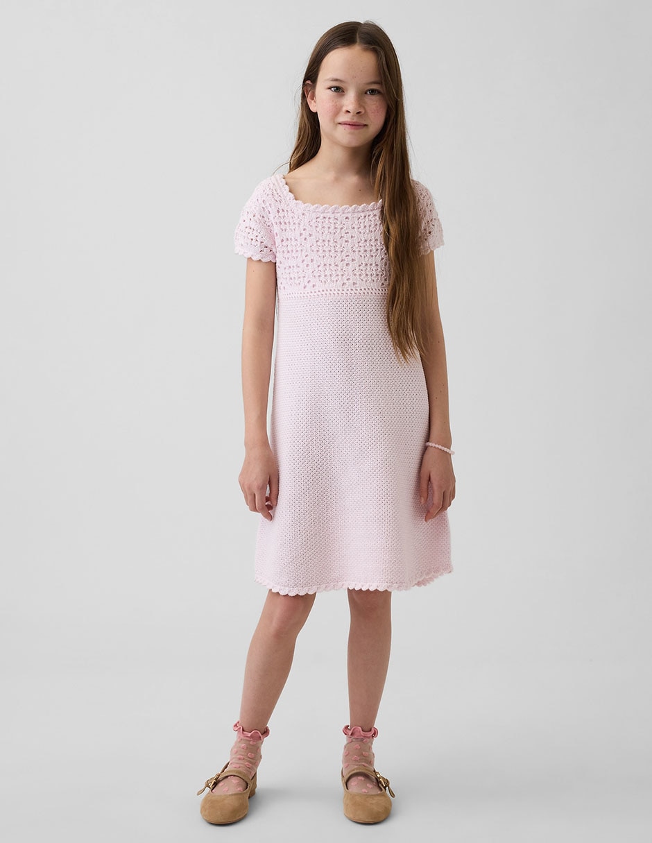 Vestido caída niña