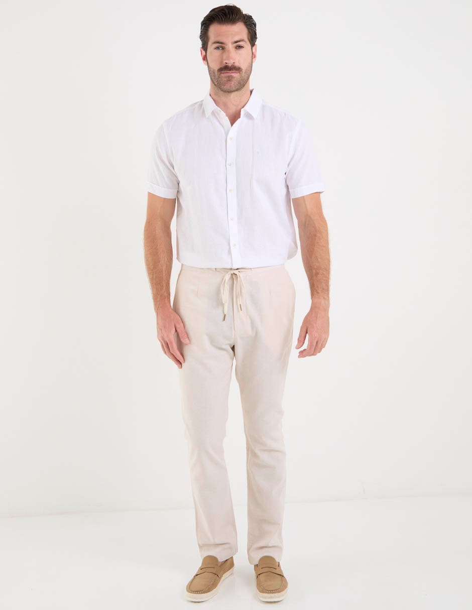 Camisa casual de algodón manga corta para hombre 3