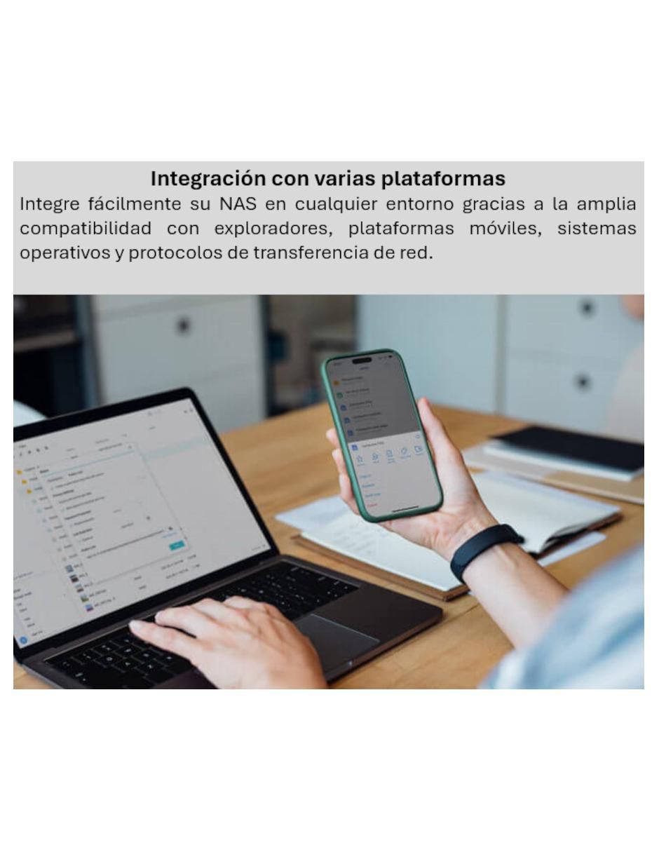 Disco duro externo Synology capacidad 4 TB