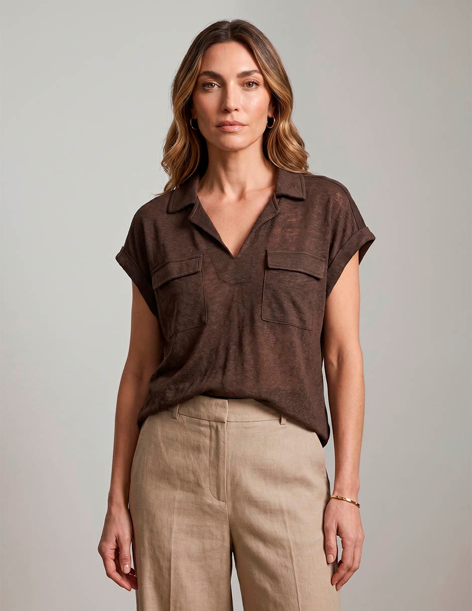 Blusa manga corta para mujer Blusa manga corta para mujer