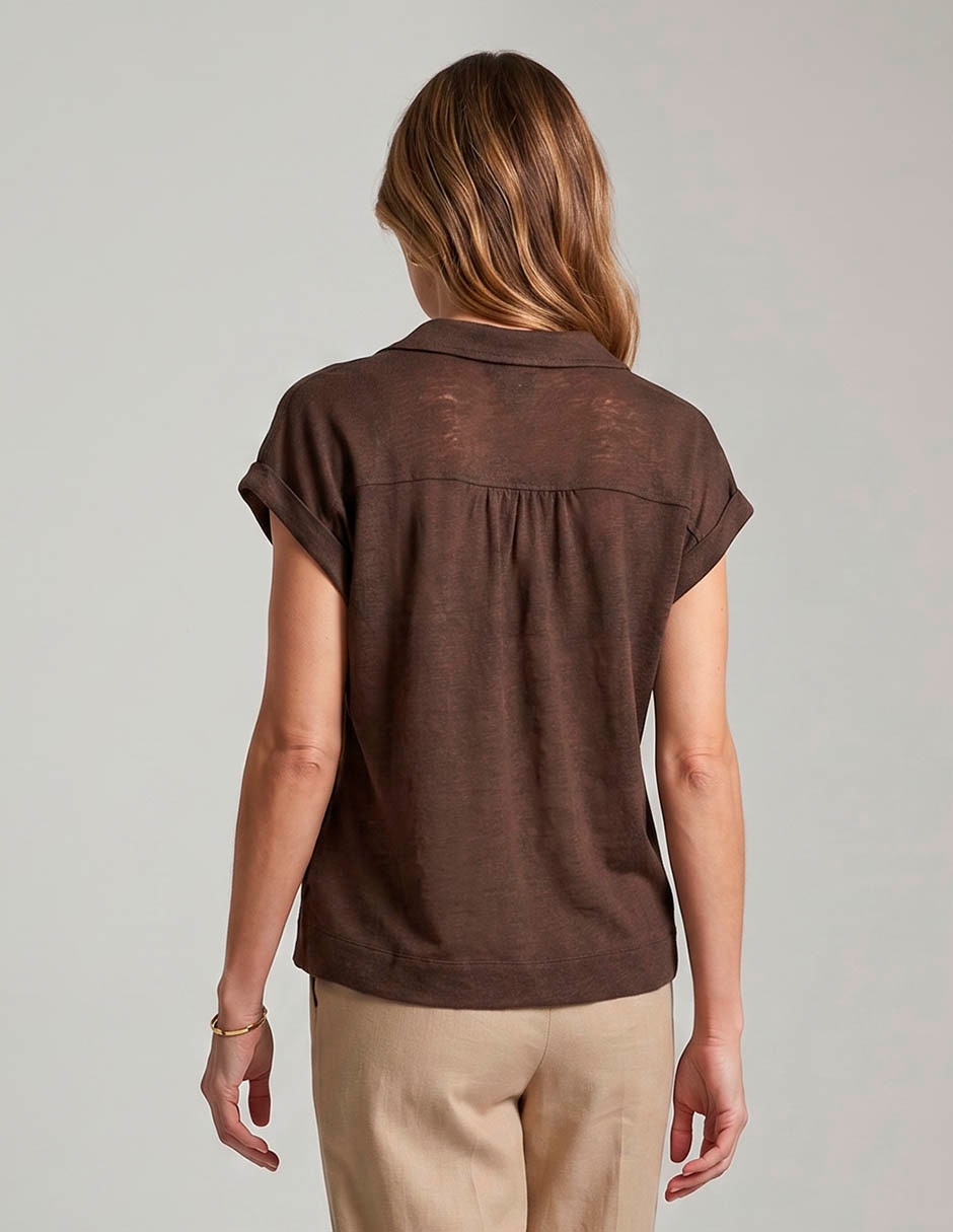 Blusa manga corta para mujer 2