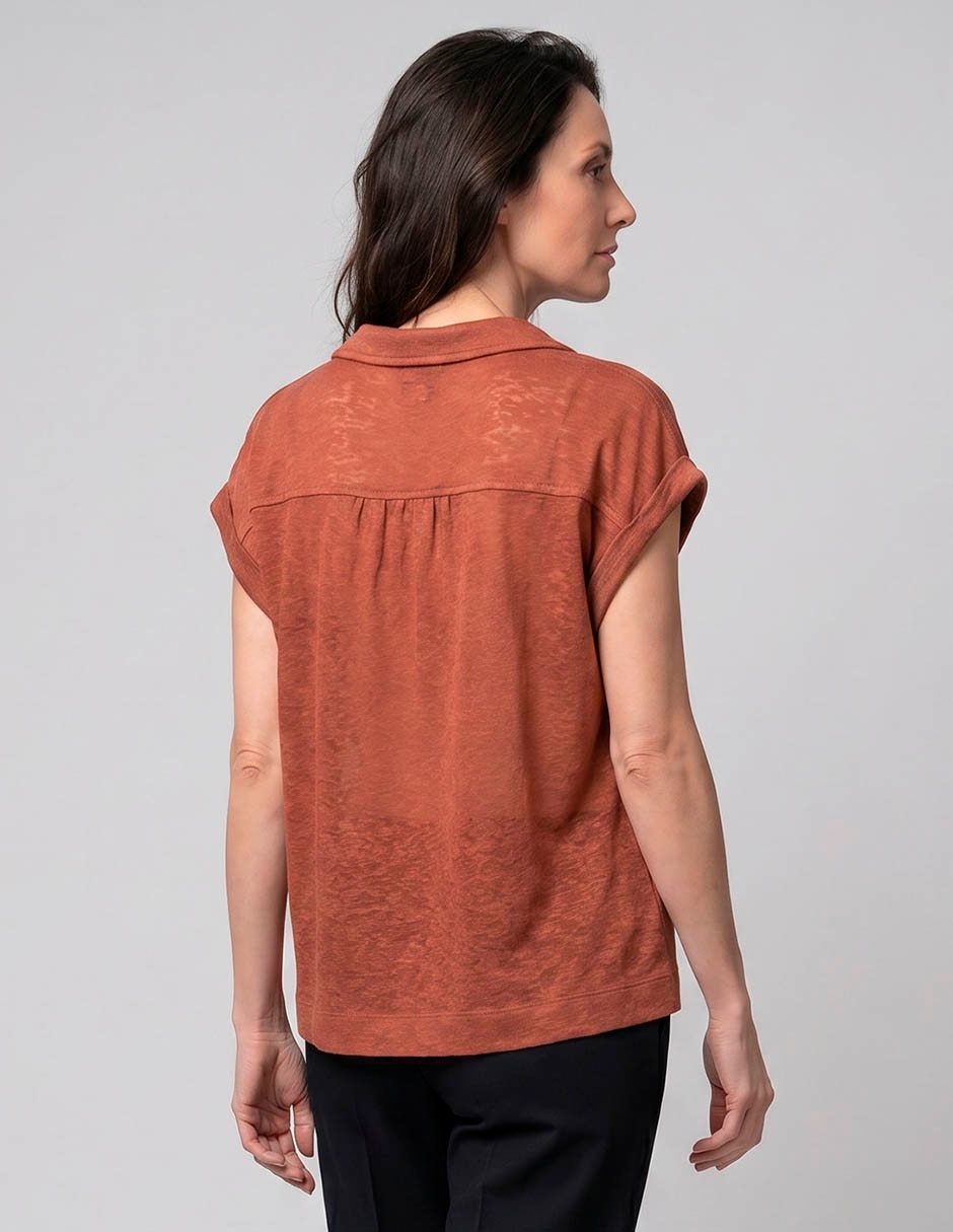 Blusa liz claiborne manga corta para mujer