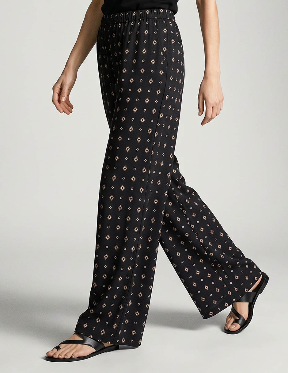 Pantalón relaxed amplio para mujer