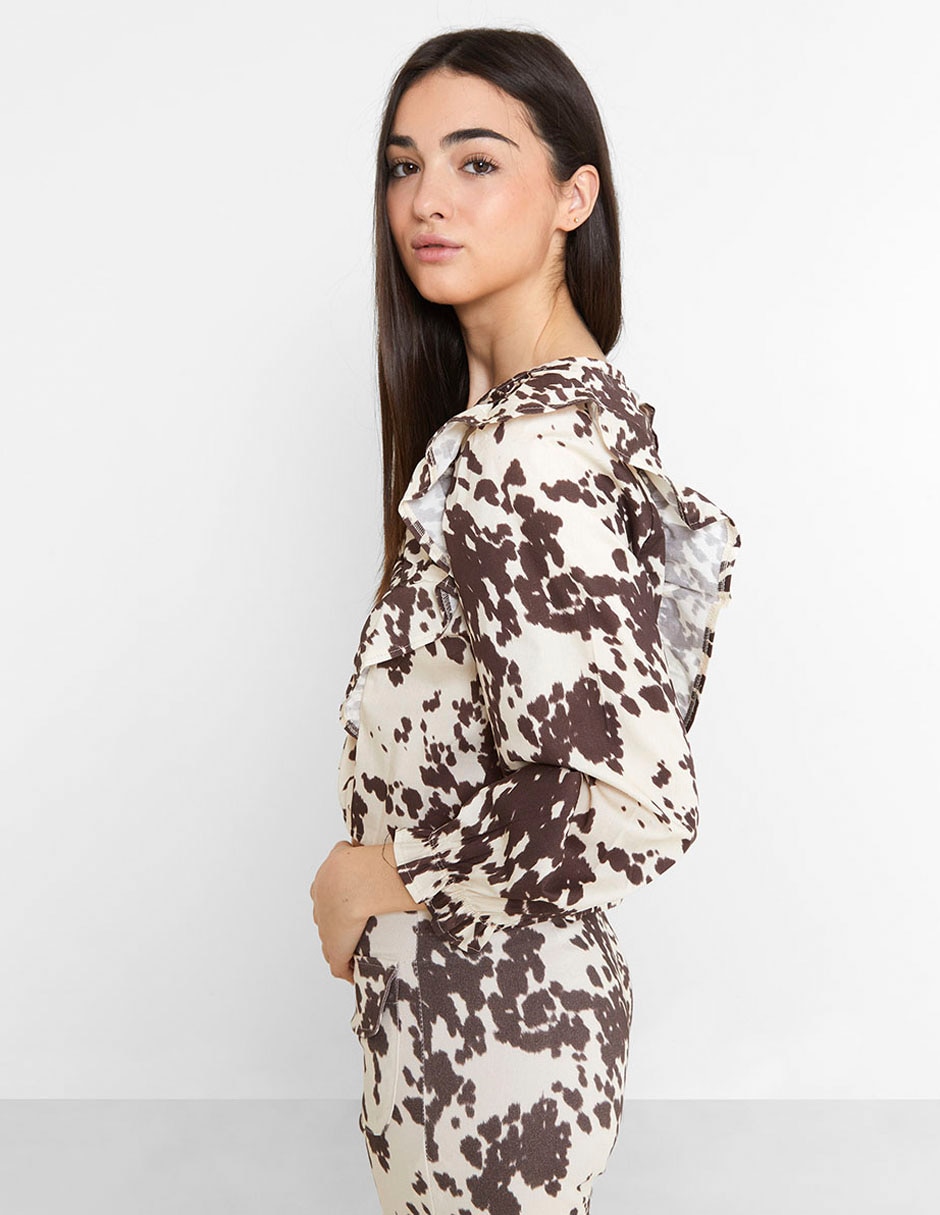Blusa Naelle manga larga para mujer