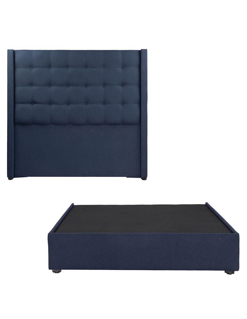 Cama brucks de madera y tela 1