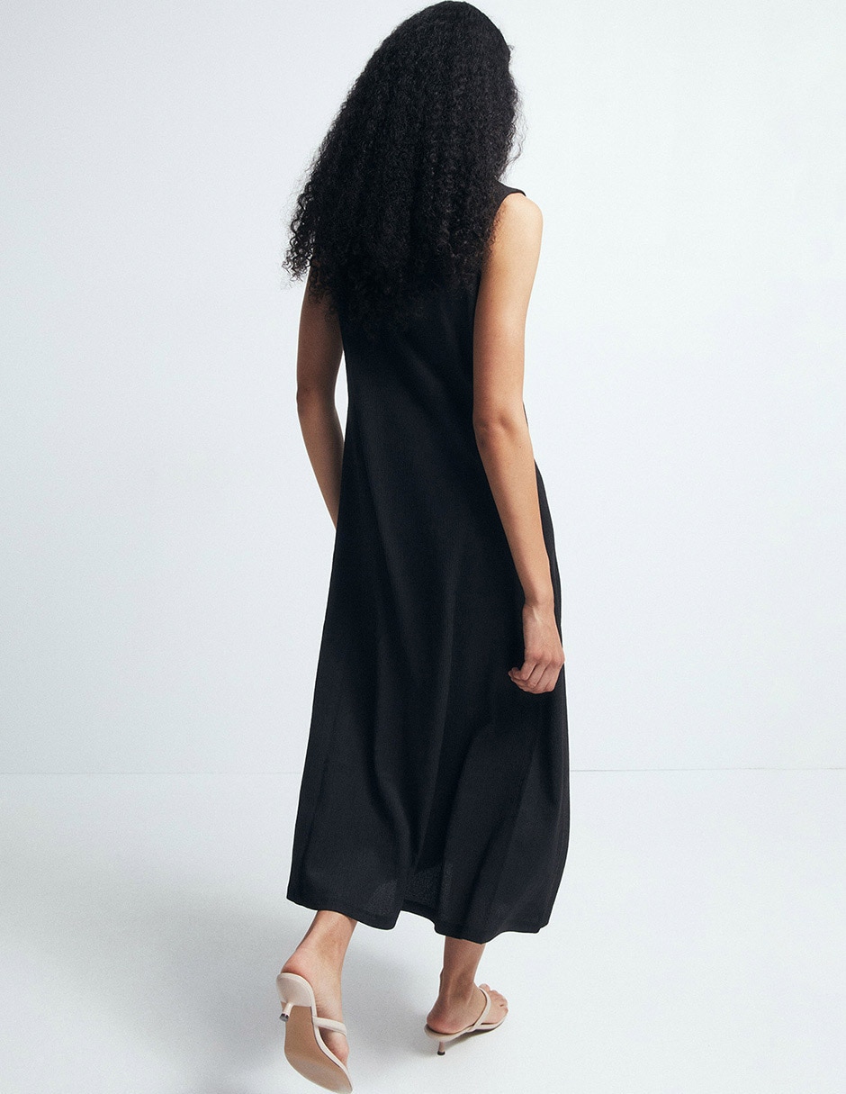 Vestido midi casual para mujer 4