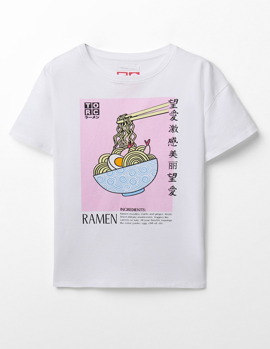 Playera manga corta cuello redondo para mujer 2