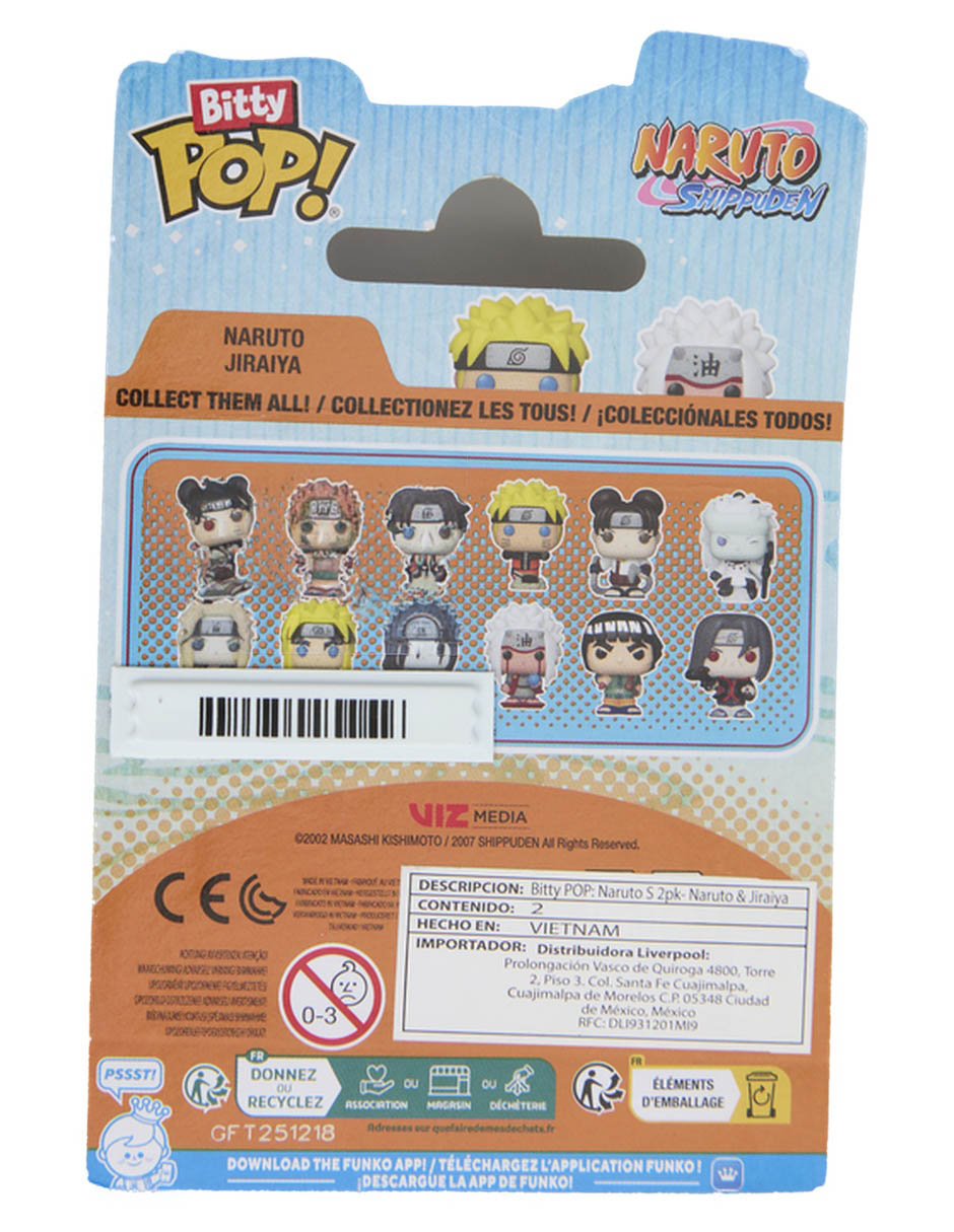 Figura Bitty Pop Naruto y Jiraiya 3