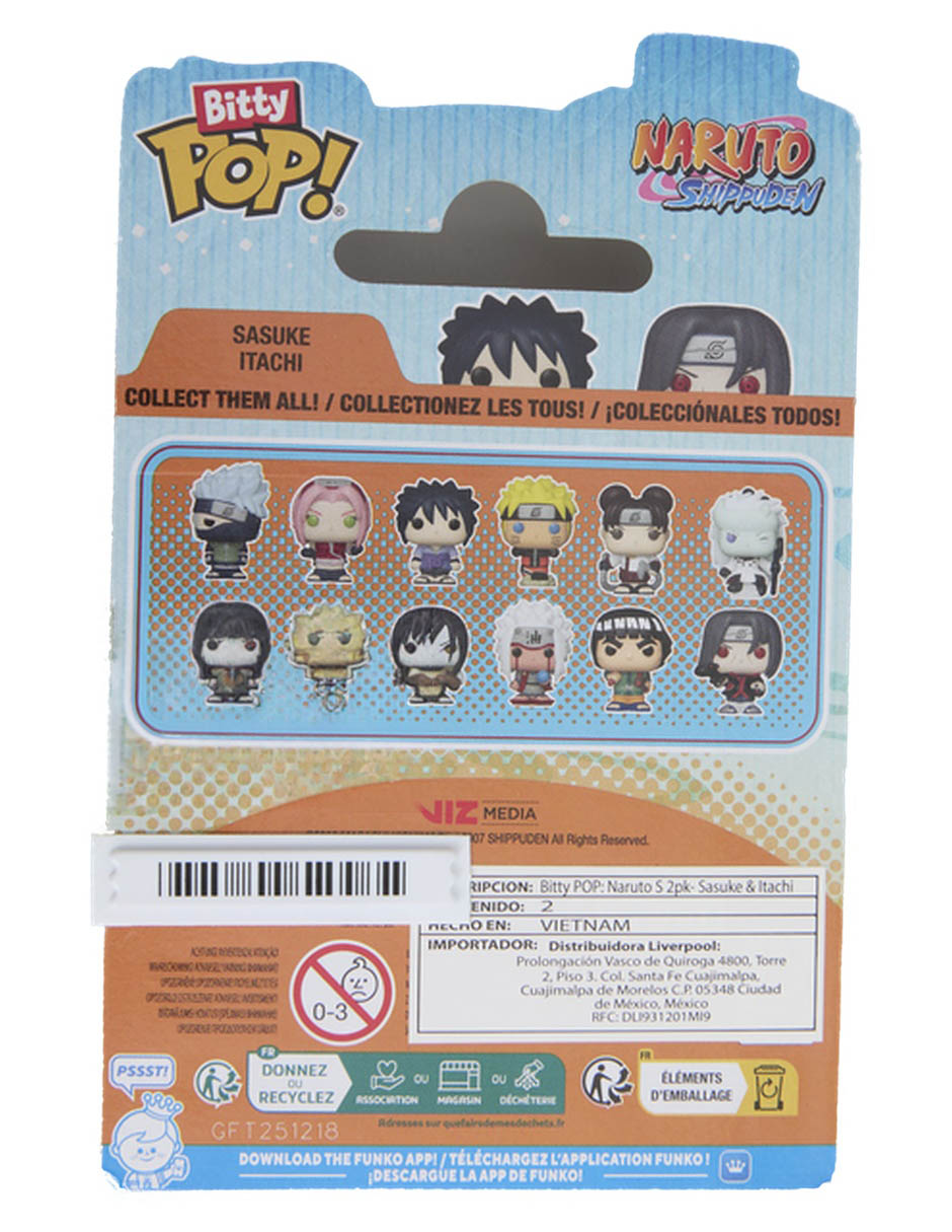 Set Funko Funko Bitty POP! Naruto Shippuden 3