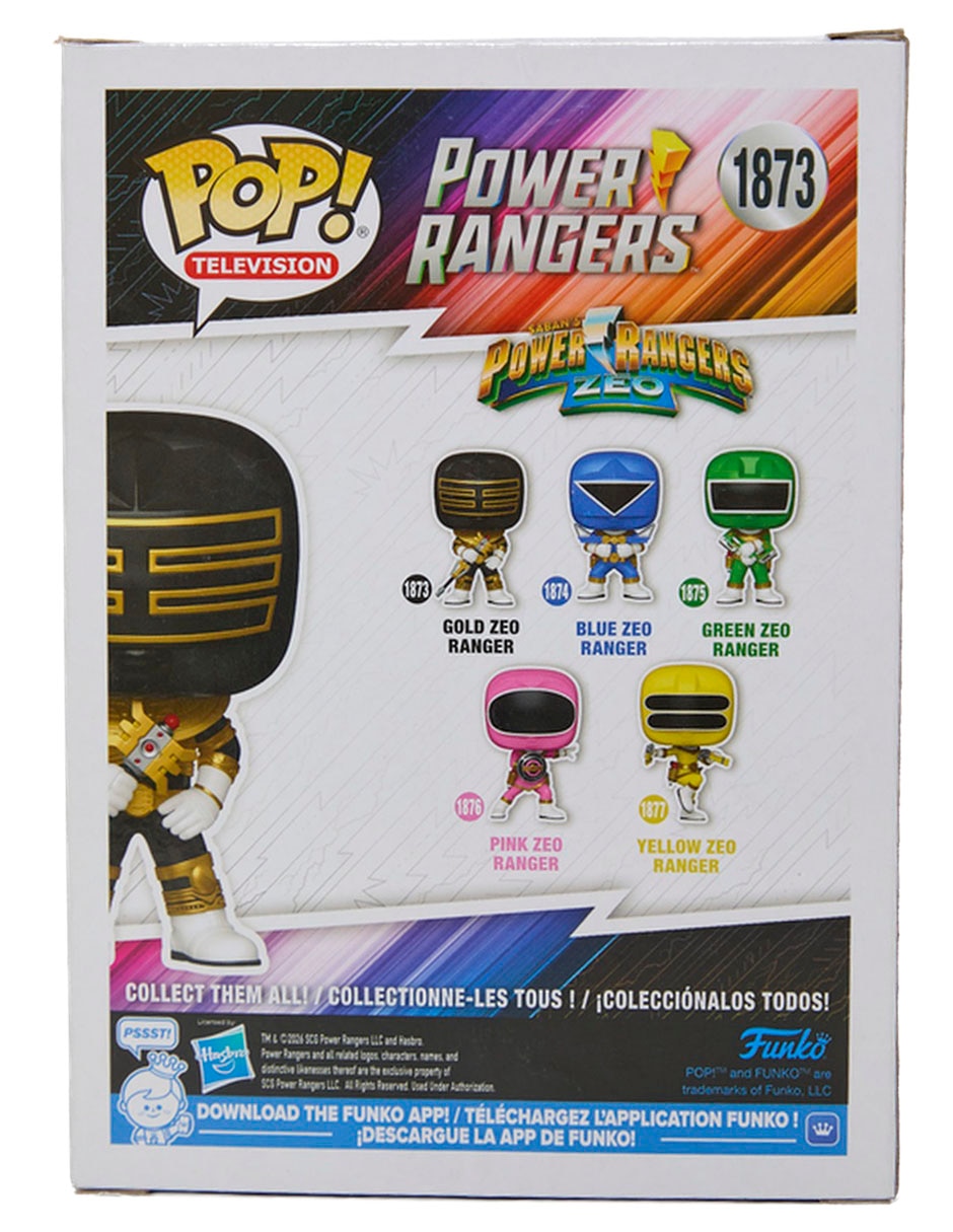Funko Pop! Power Rangers Gold Zero Ranger 4