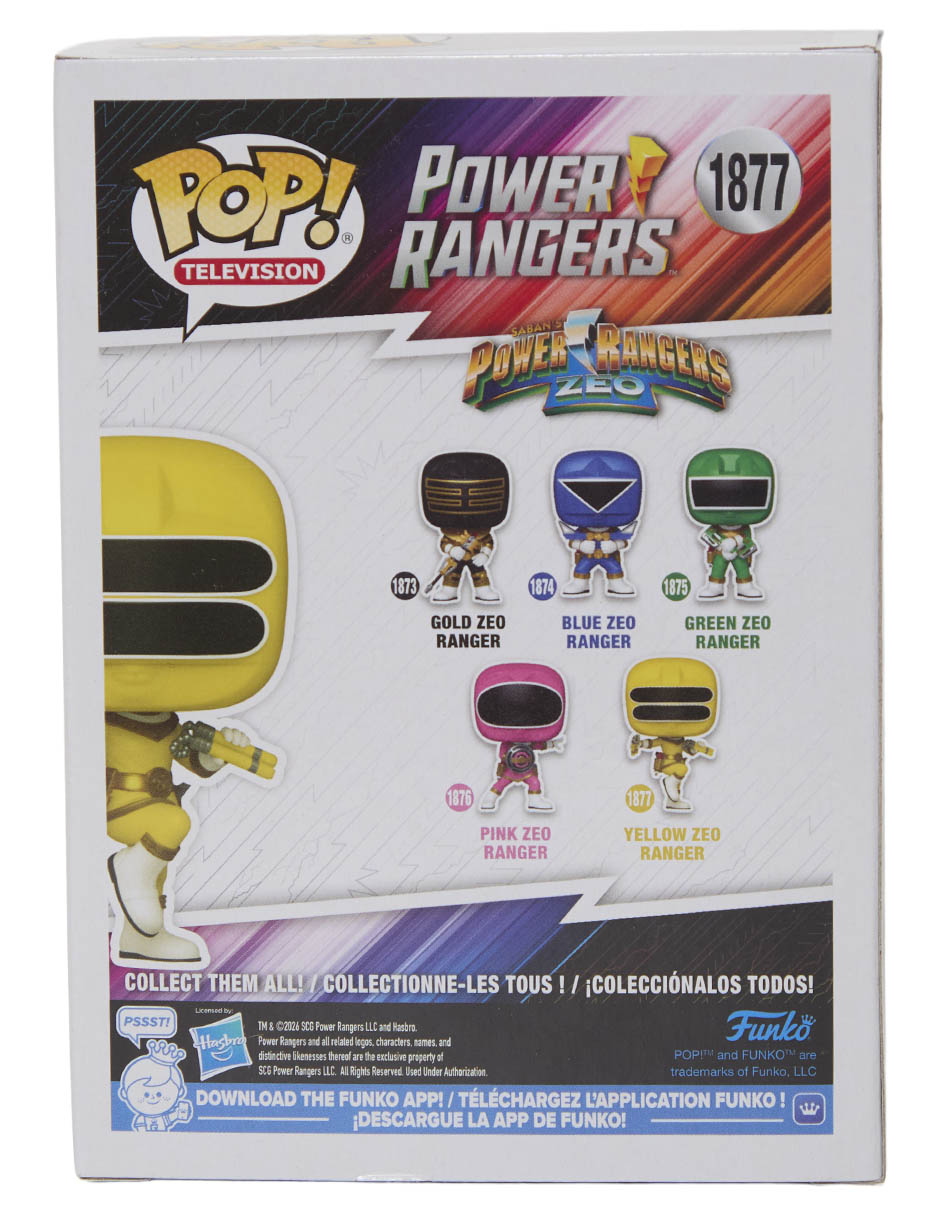 Pop! Power Rangers Yellow Zeo Ranger 3