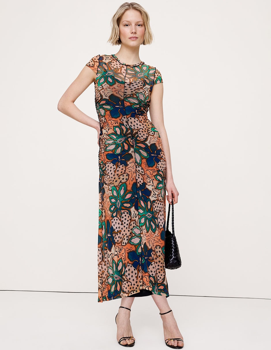 Vestido midi casual para mujer