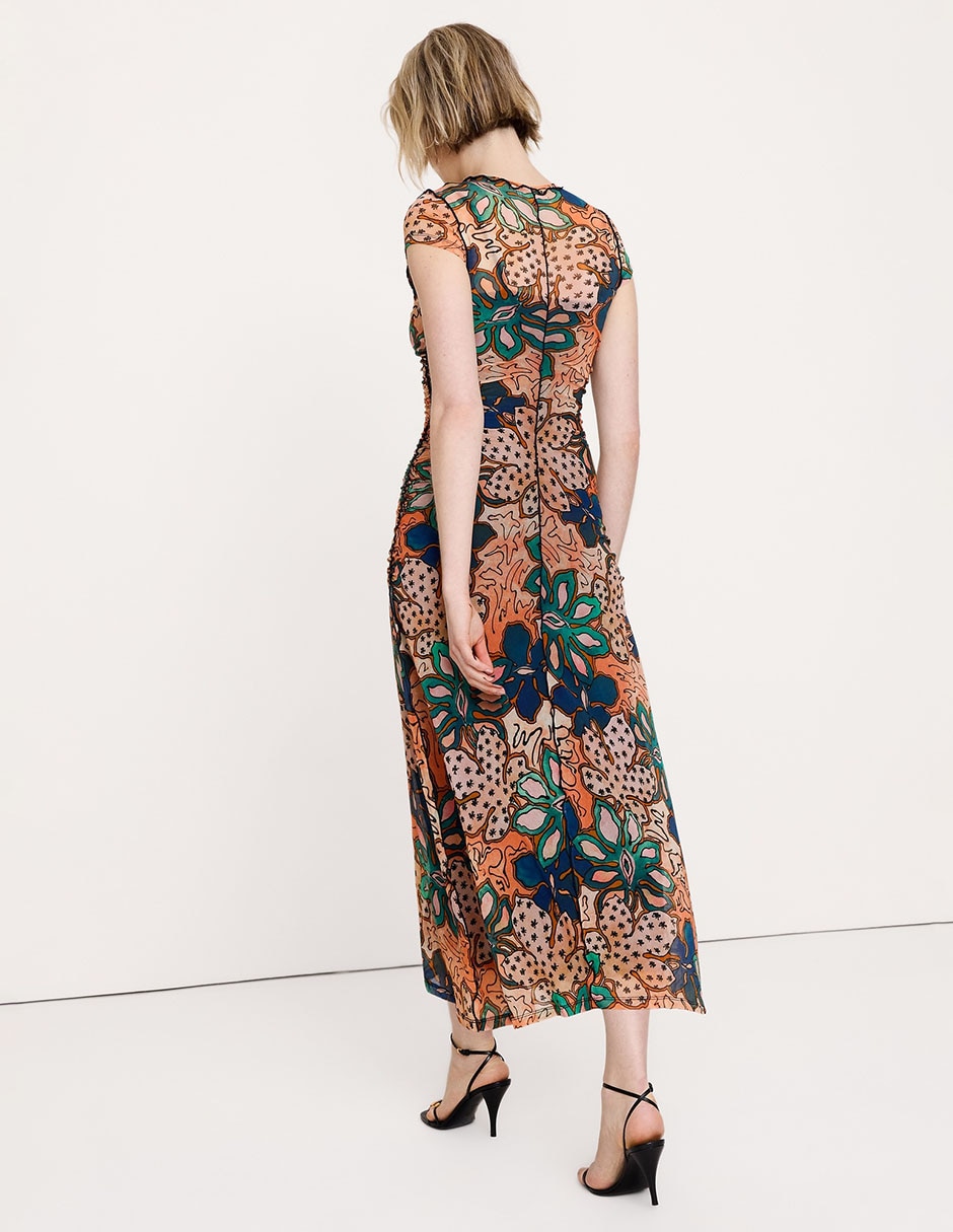 Vestido midi casual para mujer
