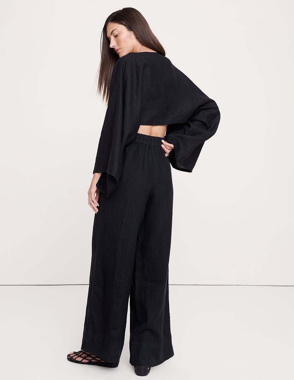 Pantalón relaxed amplio para mujer
