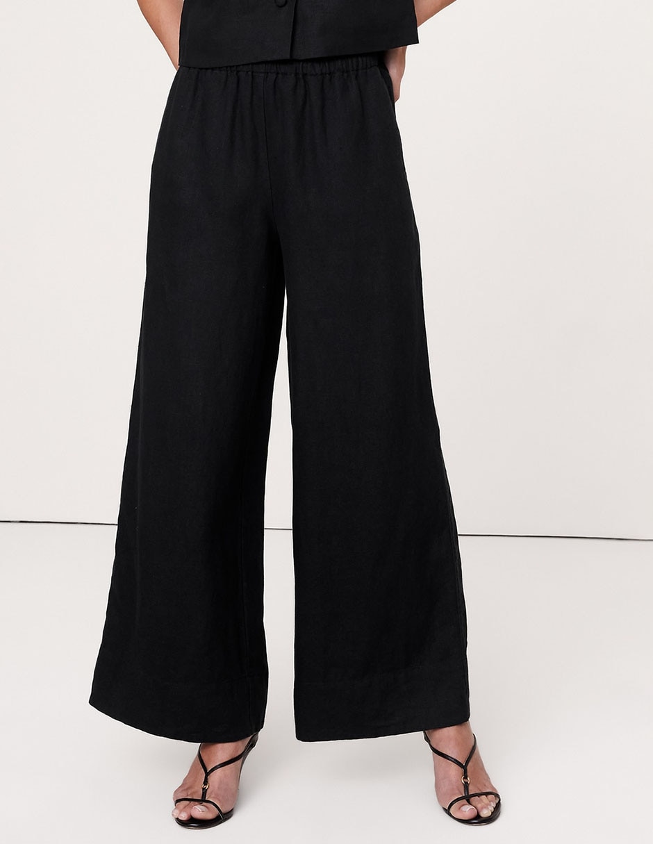 Pantalón relaxed amplio para mujer