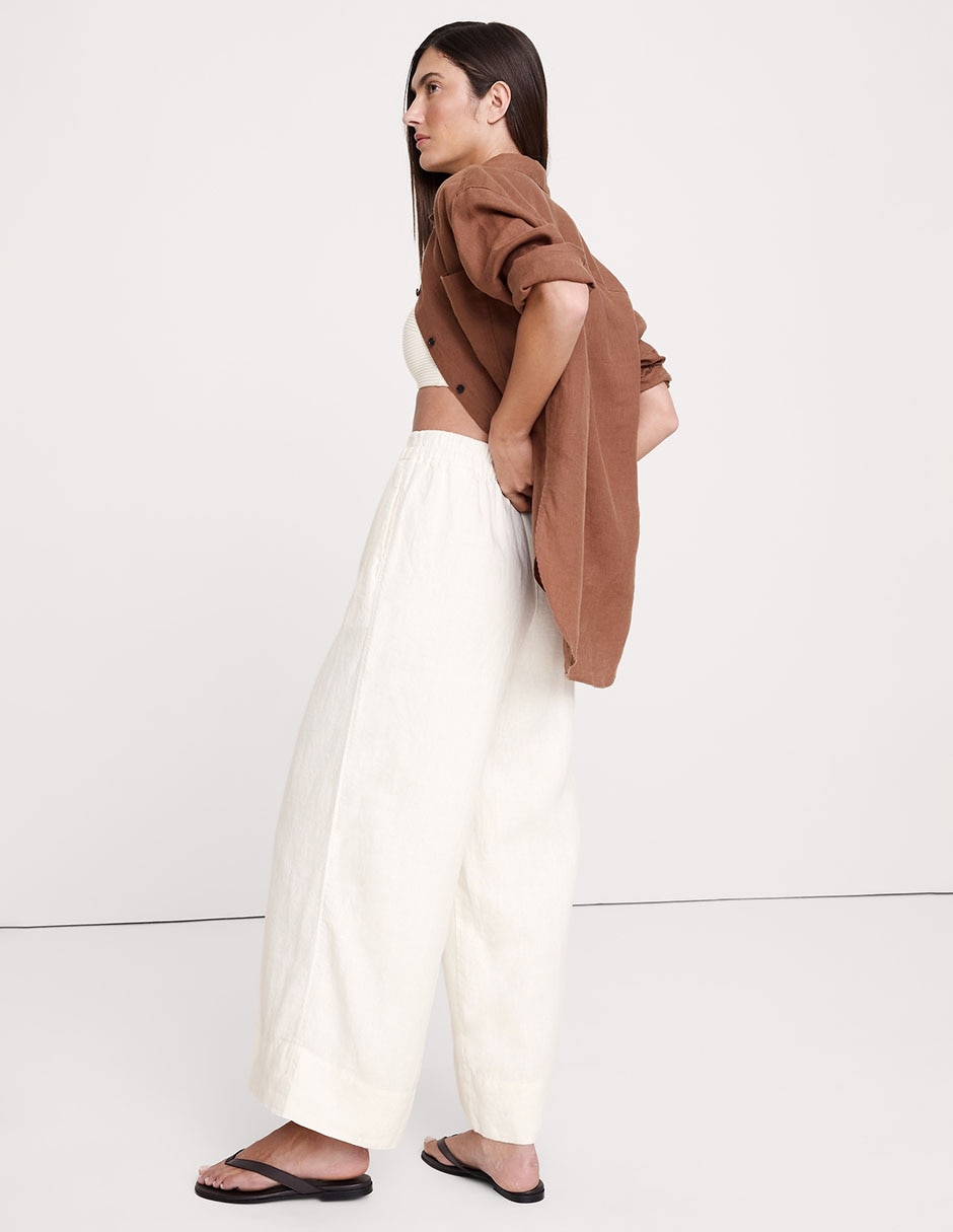 Pantalón relaxed amplio para mujer 5