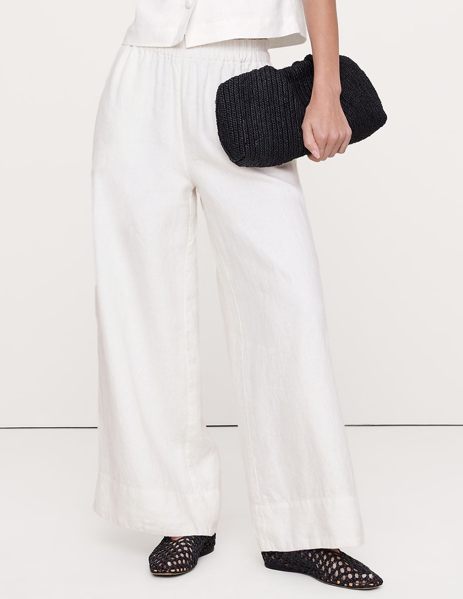 Pantalón relaxed amplio para mujer