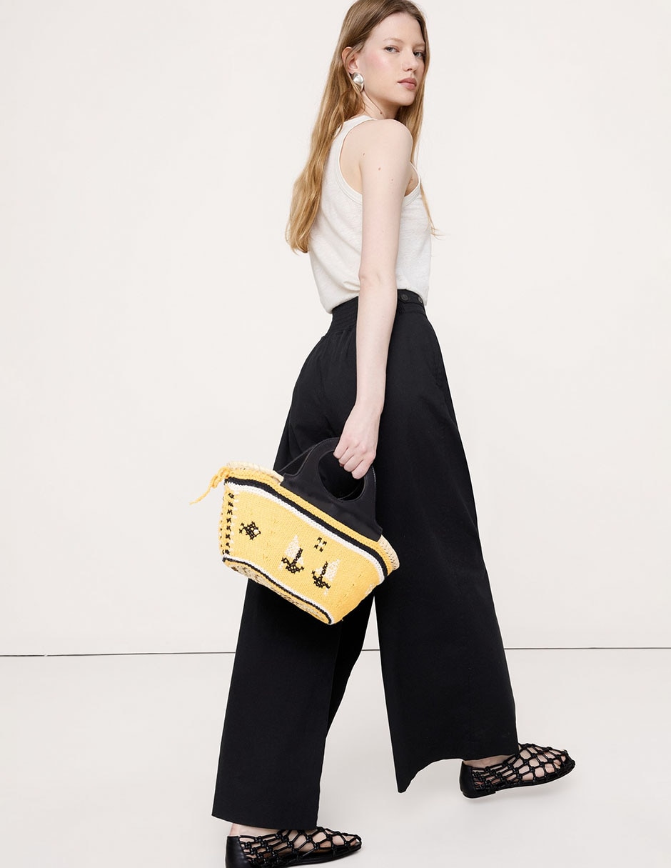 Pantalón cargo flare para mujer