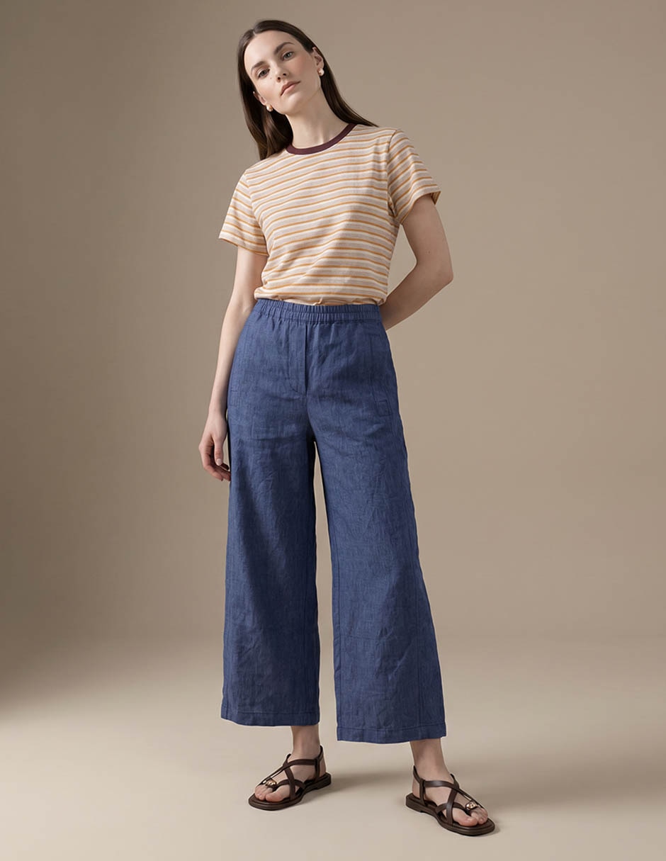 Pantalón relaxed wide leg para mujer 3