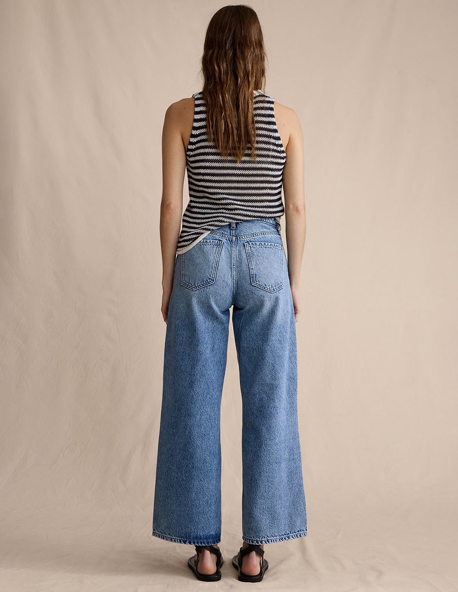 Jeans relaxed amplio para mujer