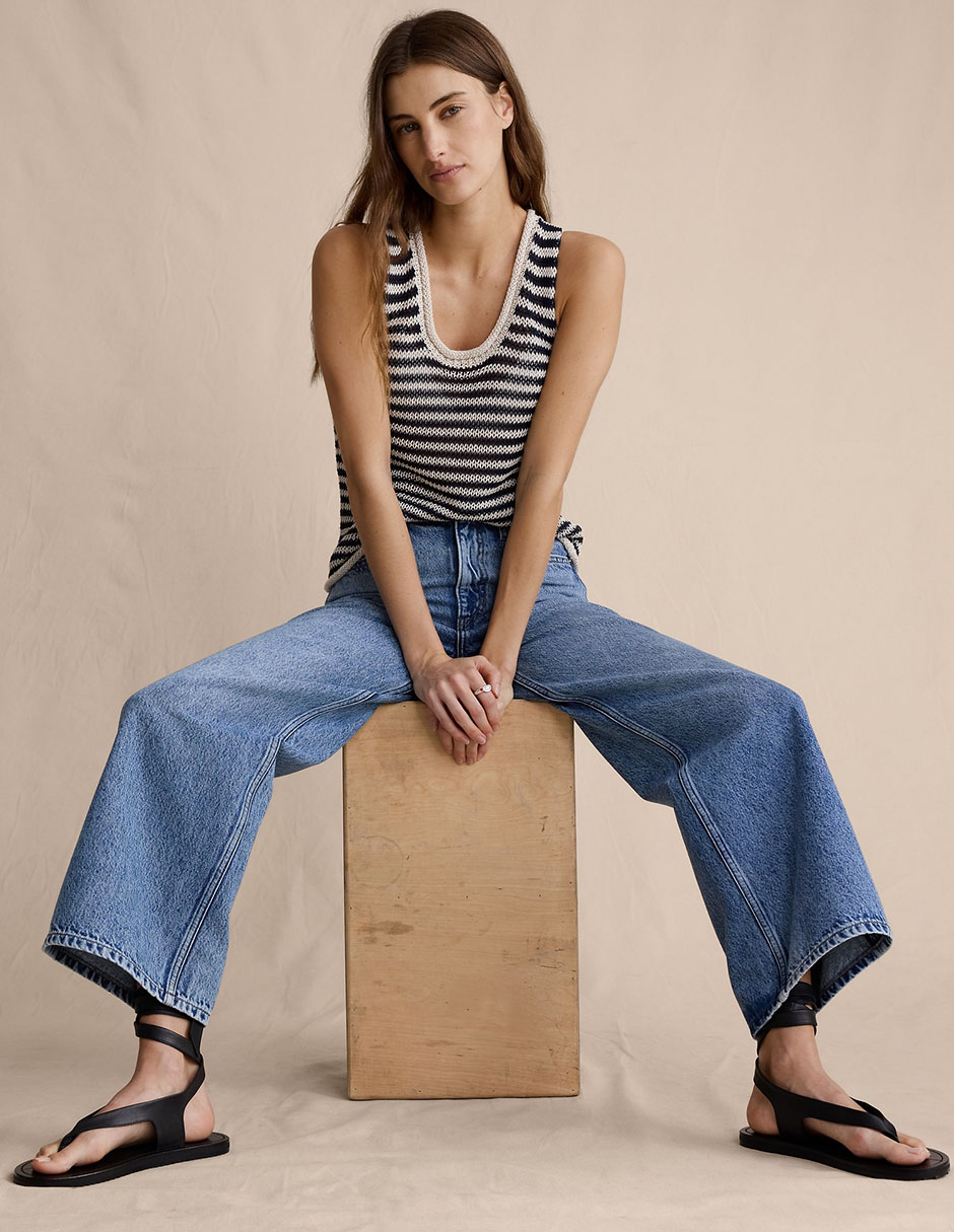 Jeans relaxed amplio para mujer