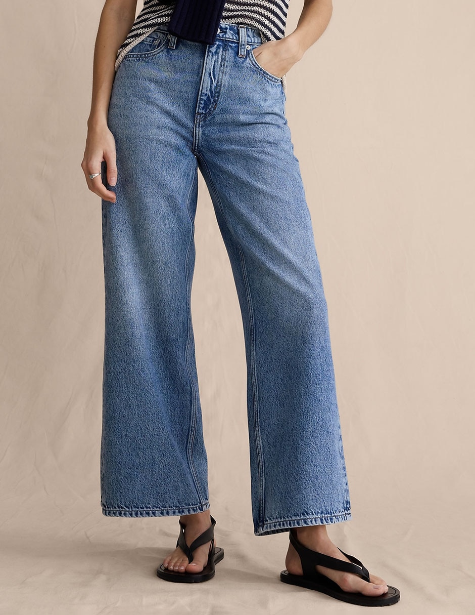 Jeans relaxed amplio para mujer